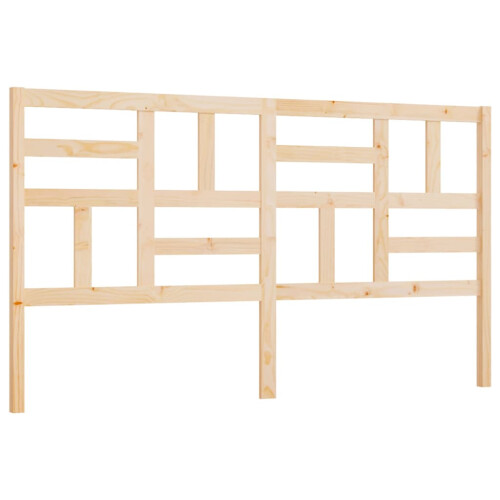 Berkfield Bed Headboard 206x4x104 cm Solid Wood Pine 1