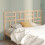Berkfield Bed Headboard 206x4x104 cm Solid Wood Pine 3