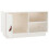 Berkfield TV Cabinet White 70x34x40 cm Solid Wood Pine 7
