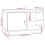 Berkfield TV Cabinet White 70x34x40 cm Solid Wood Pine 10