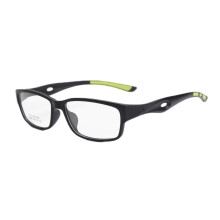 Lightweight TR90 Eyewear Frames Green Clear Lens Sport Glasses Flexible Durable Design