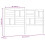 Berkfield Bed Headboard 186x4x104 cm Solid Wood Pine 6