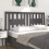 Berkfield Headboard Grey 206x4x100 cm Solid Wood Pine 4