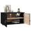 Berkfield Wall Cabinets 2 pcs Black 60x30x30 cm Solid Wood Pine 3