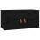 Berkfield Wall Cabinets 2 pcs Black 60x30x30 cm Solid Wood Pine 5