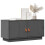 Berkfield TV Cabinet Grey 80x34x40 cm Solid Wood Pine 3