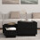 Berkfield Storage Boxes with Lids 3 pcs Black Solid Wood Pine 3