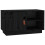 Berkfield TV Cabinet Black 70x34x40 cm Solid Wood Pine 2