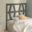 Berkfield Bed Headboard Grey 81x4x100 cm Solid Wood Pine 4
