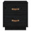 Berkfield Bedside Cabinets 2 pcs Black 40x34x45 cm Solid Wood Pine 7