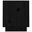 Berkfield TV Cabinet Black 70x34x40 cm Solid Wood Pine 8