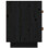 Berkfield Bedside Cabinets 2 pcs Black 40x34x45 cm Solid Wood Pine 9