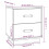 Berkfield Bedside Cabinets 2 pcs Black 40x34x45 cm Solid Wood Pine 11