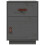 Berkfield Bedside Cabinets 2 pcs Grey 40x34x55 cm Solid Wood Pine 5
