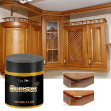 Beeswax Furniture Polish for Wood Furniture Care, Natural Wood Seasoning Beeswax Paste Restores Shine and Protection (1 Bottle)