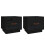 Berkfield Bedside Cabinets 2 pcs Black 40x34x35 cm Solid Wood Pine 2