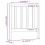 Berkfield Bed Headboard Honey Brown 81x4x100 cm Solid Wood Pine 6