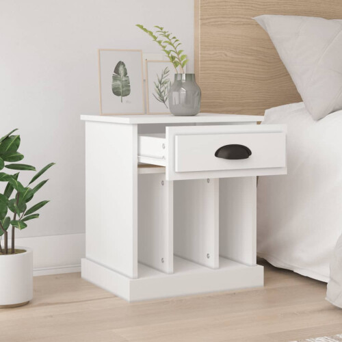 Berkfield Bedside Cabinets 2 pcs White 43x36x50 cm 2