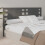 Berkfield Headboard Grey 146x4x100 cm Solid Wood Pine 5