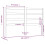 Berkfield Bed Headboard Grey 146x4x100 cm Solid Wood Pine 6
