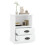 Berkfield Bedside Cabinet White 43x36x60 cm 5