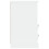 Berkfield Bedside Cabinet White 43x36x60 cm 8