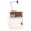 Berkfield Bedside Cabinets 2 pcs White 40x34x55 cm Solid Wood Pine 4