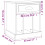 Berkfield Bedside Cabinets 2 pcs White 43x36x50 cm 11
