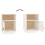 Berkfield Bedside Cabinets 2 pcs White 40x34x55 cm Solid Wood Pine 8