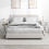 Berkfield Bedside Cabinets 2 pcs High Gloss White 43x36x60 cm 3