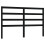Berkfield Bed Headboard Black 166x4x100 cm Solid Wood Pine 2