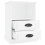 Berkfield Bedside Cabinets 2 pcs High Gloss White 43x36x60 cm 8