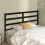 Berkfield Bed Headboard Black 166x4x100 cm Solid Wood Pine 3