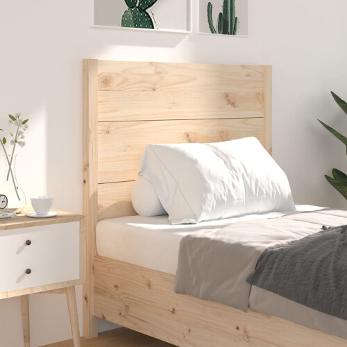 Berkfield Headboard 96x4x100 cm Solid Wood Pine 2