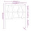 Berkfield Bed Headboard Grey 106x4x100 cm Solid Wood Pine 6