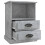 Berkfield Bedside Cabinets 2 pcs Concrete Grey 43x36x60 cm 8