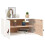 Berkfield Wall Cabinet White 60x30x30 cm Solid Wood Pine 9