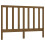Berkfield Bed Headboard Honey Brown 126x4x100 cm Solid Wood Pine 2