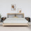 Berkfield Bedside Cabinets 2 pcs Grey 40x34x45 cm Solid Wood Pine 3