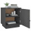 Berkfield Bedside Cabinets 2 pcs Grey 40x34x45 cm Solid Wood Pine 5