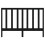 Berkfield Bed Headboard Black 146x4x100 cm Solid Wood Pine 4