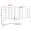 Berkfield Bed Headboard Honey Brown 206x4x100 cm Solid Wood Pine 6