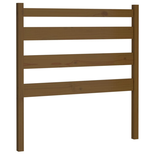 Berkfield Bed Headboard Honey Brown 96x4x100 cm Solid Wood Pine 1