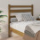 Berkfield Bed Headboard Honey Brown 96x4x100 cm Solid Wood Pine 3
