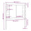 Berkfield Headboard Grey 106x4x100 cm Solid Wood Pine 6
