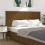 Berkfield Headboard Honey Brown 126x4x100 cm Solid Wood Pine 4
