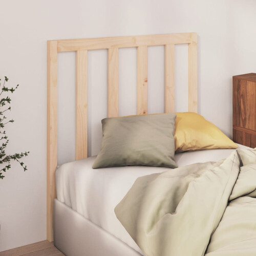 Berkfield Bed Headboard 81x4x100 cm Solid Wood Pine 2