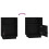 Berkfield Bedside Cabinets 2 pcs Black 40x34x55 cm Solid Wood Pine 9