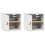 Berkfield Wall Cabinets 2 pcs White 31.5x30x30 cm Solid Wood Pine 6