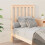Berkfield Bed Headboard 81x6x101 cm Solid Wood Pine 3